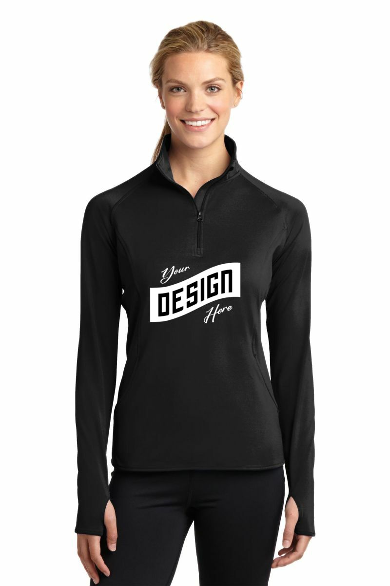 Sport-Tek ®  Women's Sport-Wick ®  Stretch 1/4-Zip Pullover