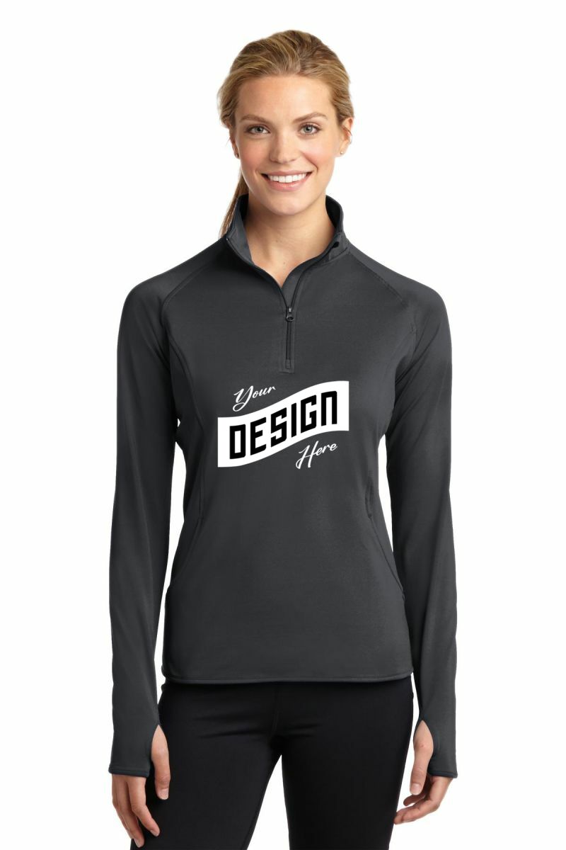 Sport-Tek ®  Women's Sport-Wick ®  Stretch 1/4-Zip Pullover