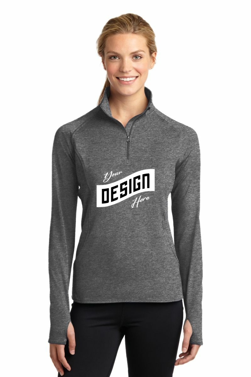 Sport-Tek ®  Women's Sport-Wick ®  Stretch 1/4-Zip Pullover