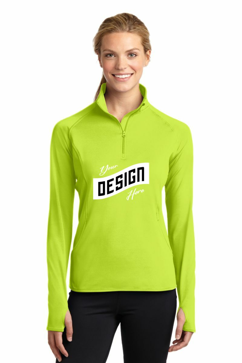 Sport-Tek ®  Women's Sport-Wick ®  Stretch 1/4-Zip Pullover