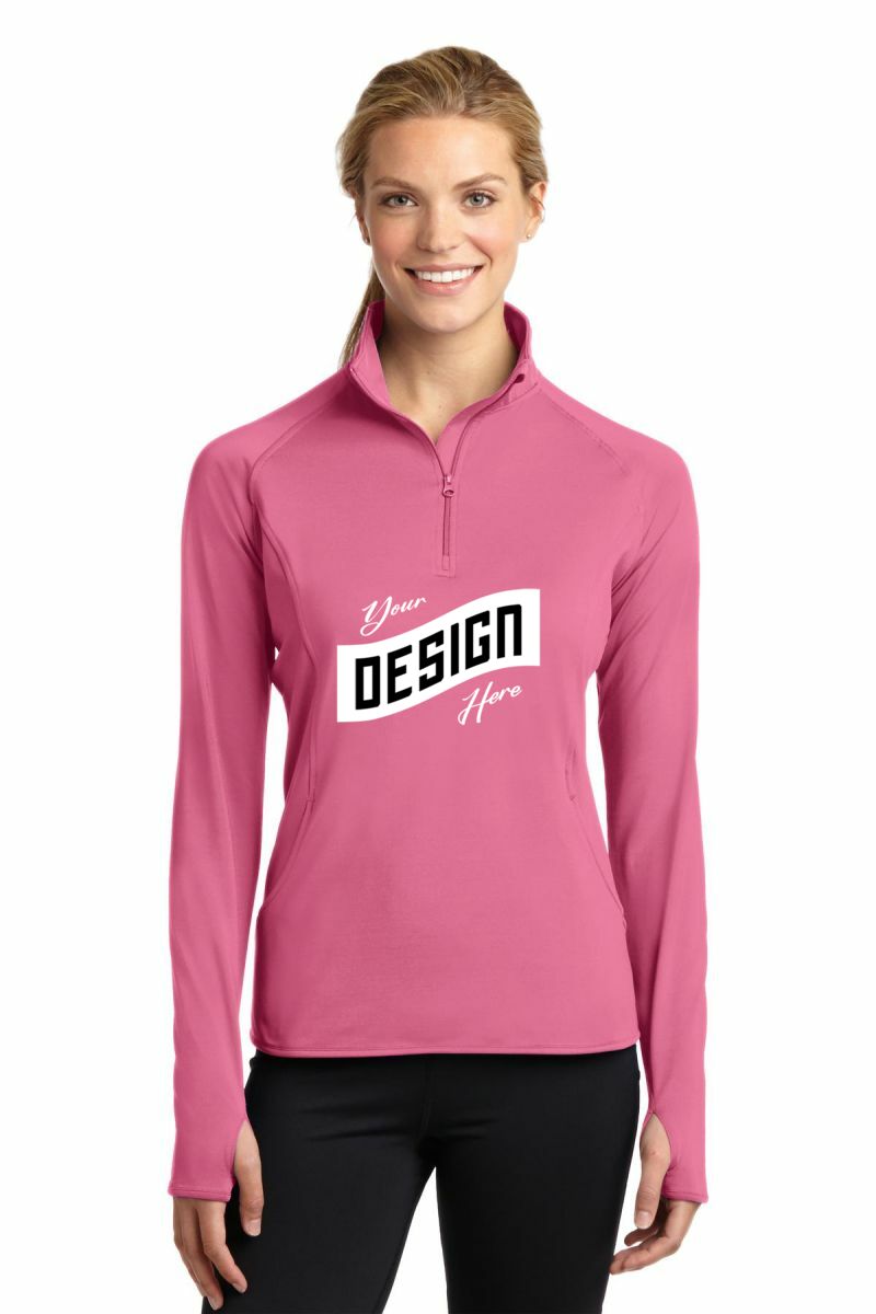 Sport-Tek ®  Women's Sport-Wick ®  Stretch 1/4-Zip Pullover
