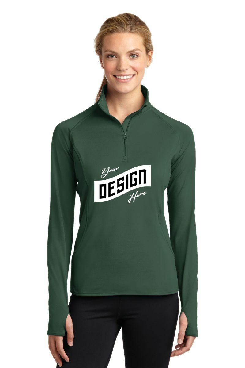 Sport-Tek ®  Women's Sport-Wick ®  Stretch 1/4-Zip Pullover