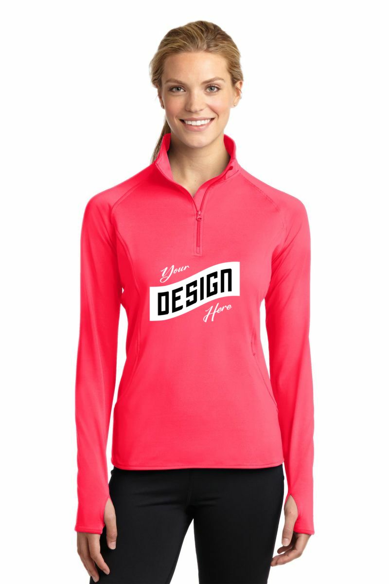 Sport-Tek ®  Women's Sport-Wick ®  Stretch 1/4-Zip Pullover