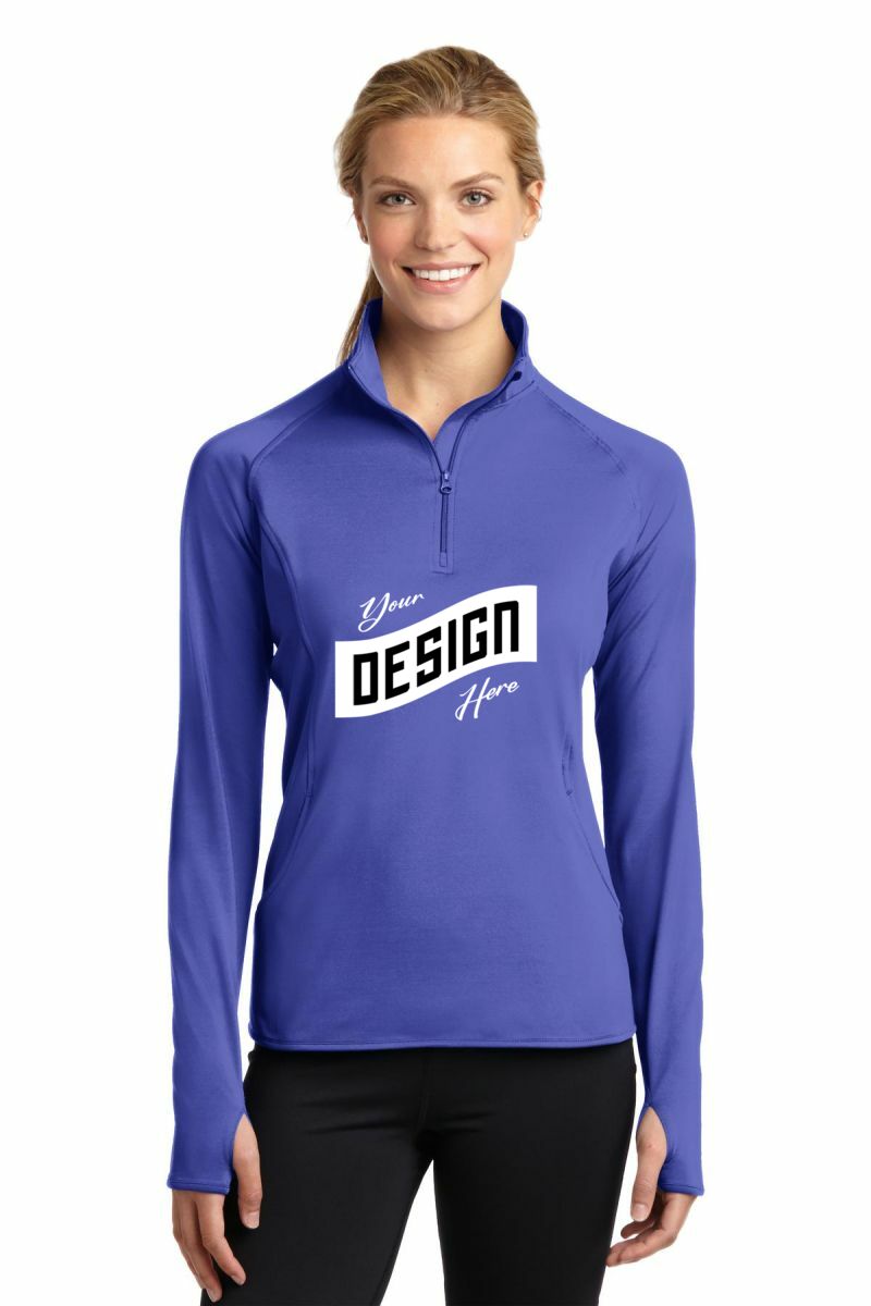 Sport-Tek ®  Women's Sport-Wick ®  Stretch 1/4-Zip Pullover