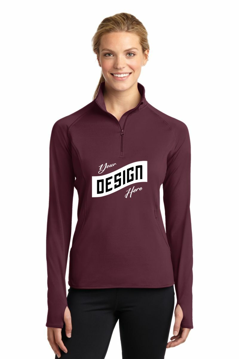 Sport-Tek ®  Women's Sport-Wick ®  Stretch 1/4-Zip Pullover