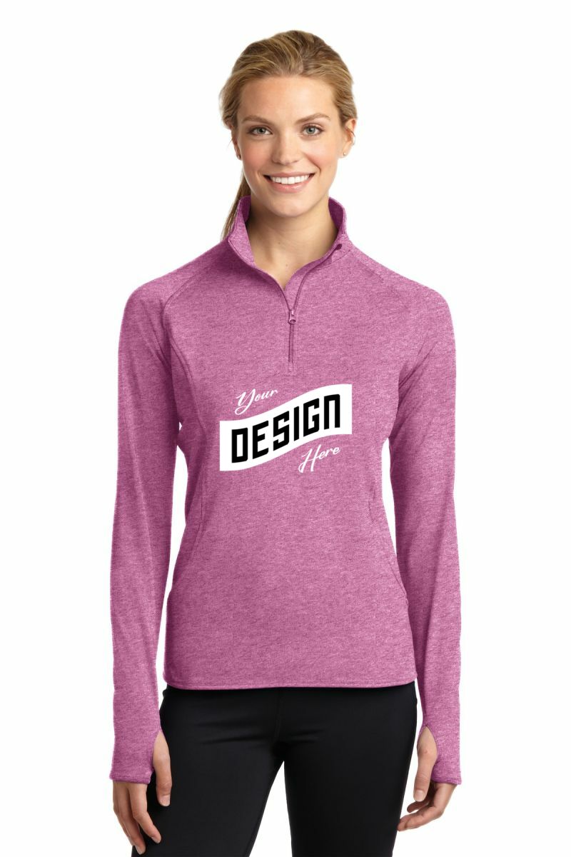 Sport-Tek ®  Women's Sport-Wick ®  Stretch 1/4-Zip Pullover