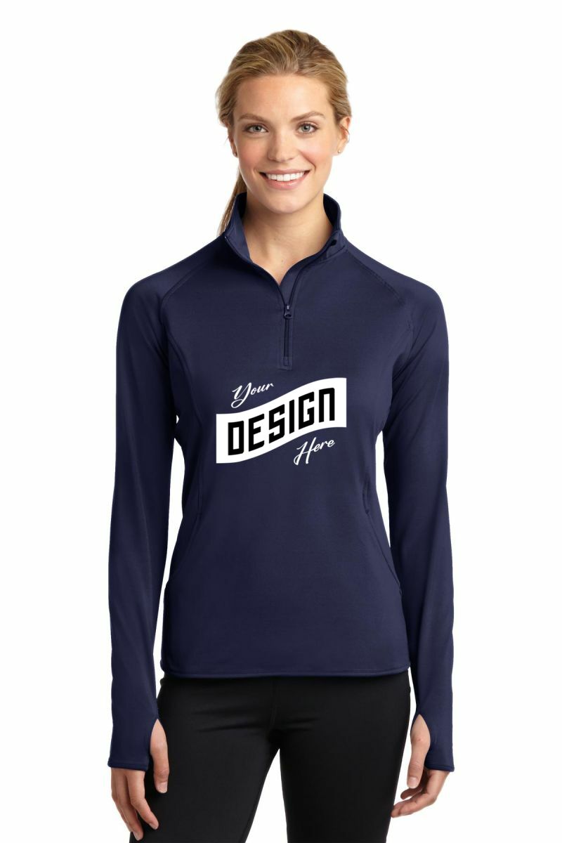Sport-Tek ®  Women's Sport-Wick ®  Stretch 1/4-Zip Pullover