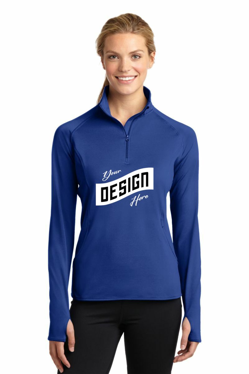 Sport-Tek ®  Women's Sport-Wick ®  Stretch 1/4-Zip Pullover