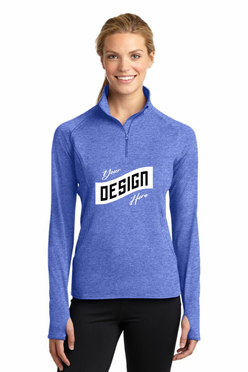 Sport-Tek ®  Women's Sport-Wick ®  Stretch 1/4-Zip Pullover