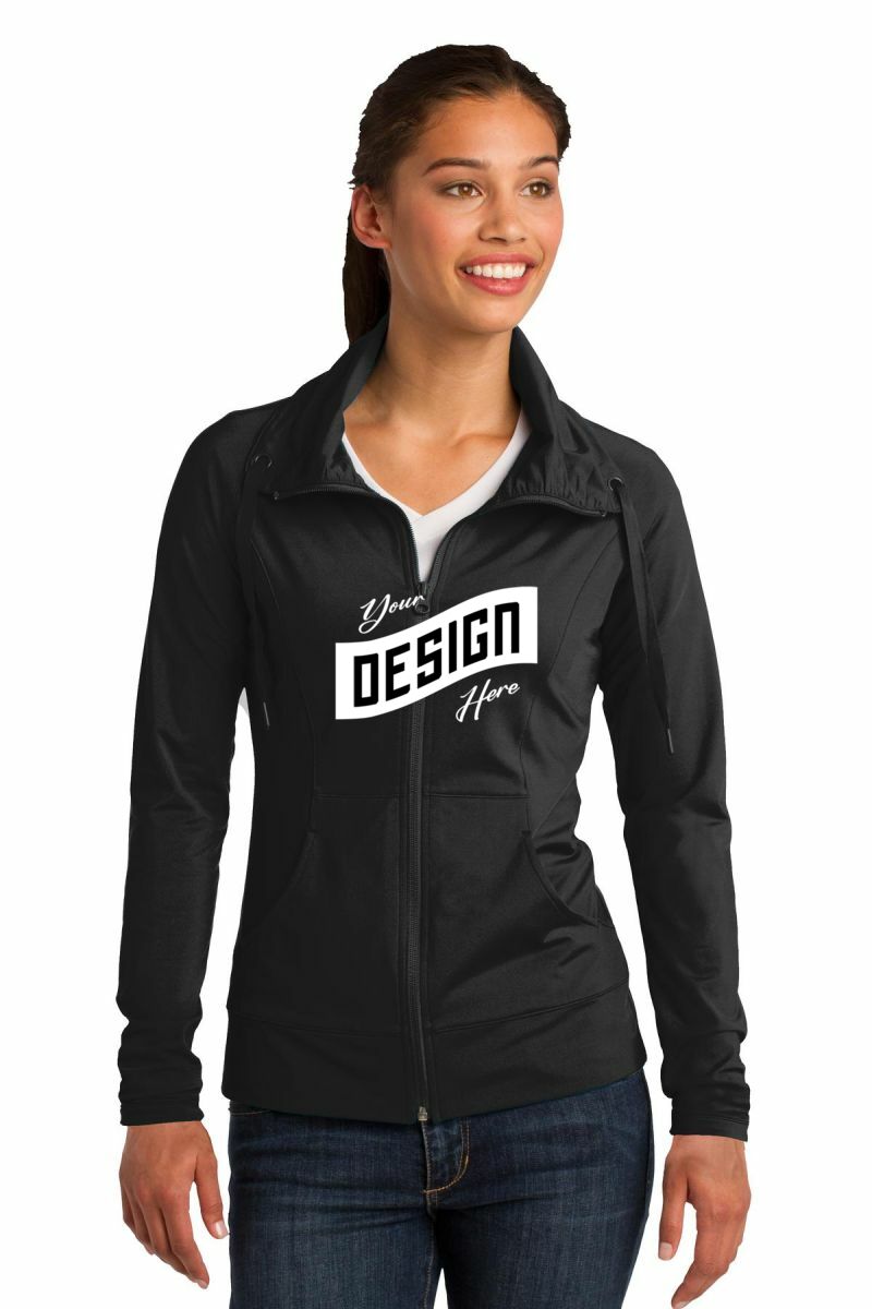 Sport-Tek ® Women's Sport-Wick ® Stretch Full-Zip Jacket