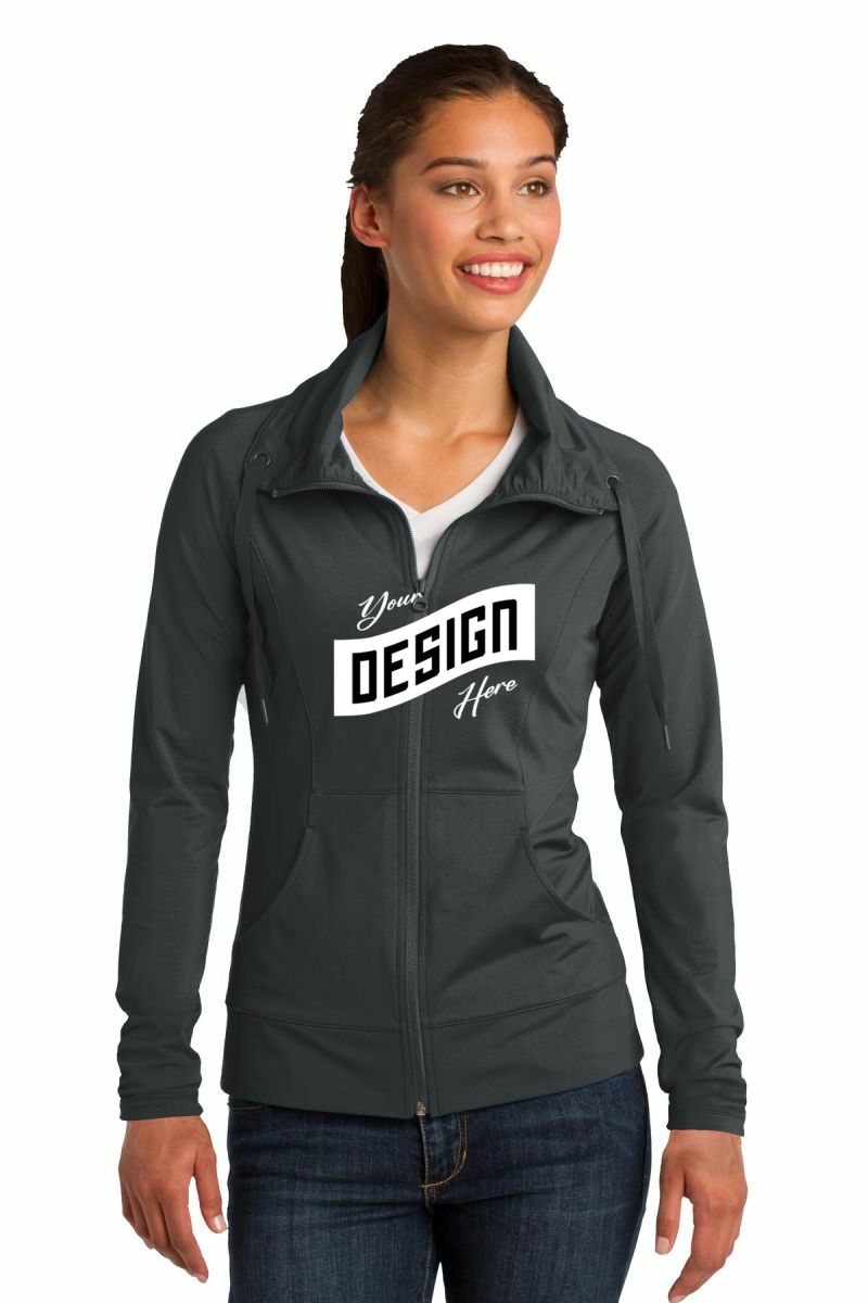 Sport-Tek ® Women's Sport-Wick ® Stretch Full-Zip Jacket