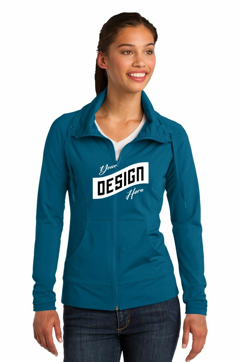 Sport-Tek ® Women's Sport-Wick ® Stretch Full-Zip Jacket
