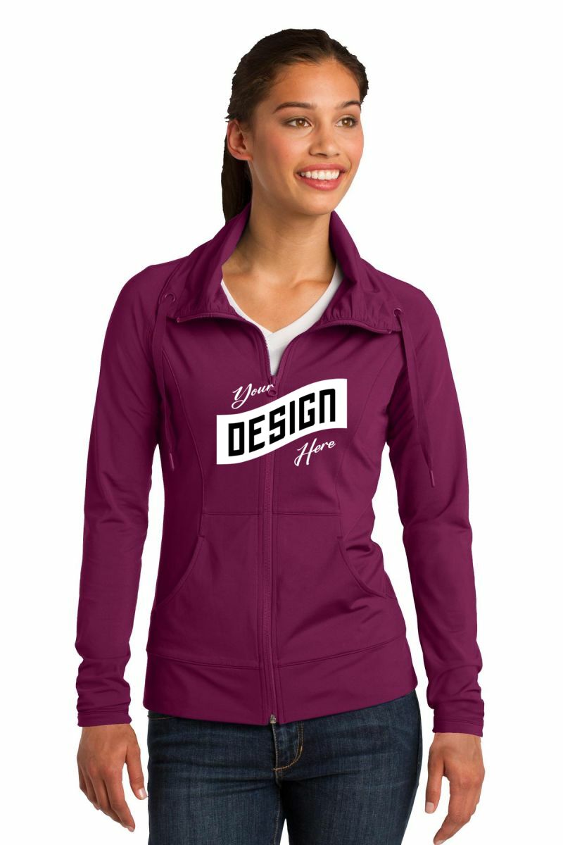 Sport-Tek ® Women's Sport-Wick ® Stretch Full-Zip Jacket