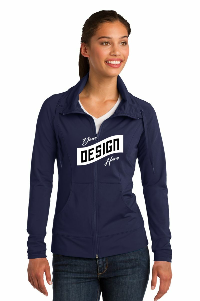 Sport-Tek ® Women's Sport-Wick ® Stretch Full-Zip Jacket