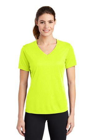 Sport-Tek ®  Women's PosiCharge ®  RacerMesh ®  V-Neck Tee