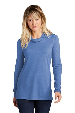 Sport-Tek ®  Women's PosiCharge  ®  Tri-Blend Wicking Long Sleeve Hoodie LST406