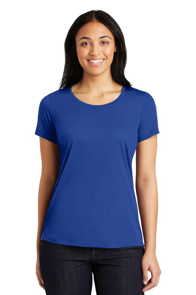 DISCONTINUED  Sport-Tek ®  Women's PosiCharge ®  Competitor ™  Cotton Touch ™  Scoop Neck Tee