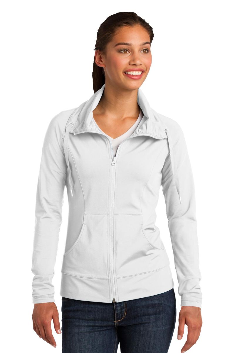 Sport-Tek ®  Women's Sport-Wick ®  Stretch Full-Zip Jacket