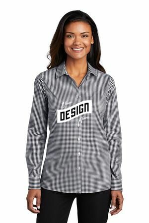 Port Authority ® Women's Broadcloth Gingham Easy Care Shirt LW644