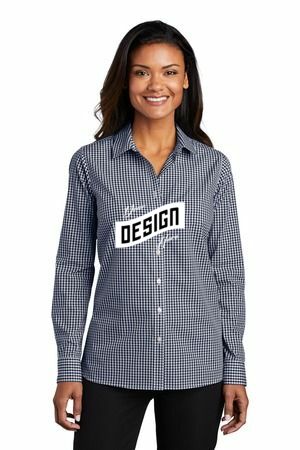 Port Authority ® Women's Broadcloth Gingham Easy Care Shirt LW644