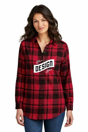 Port Authority ® Women's Plaid Flannel Tunic
