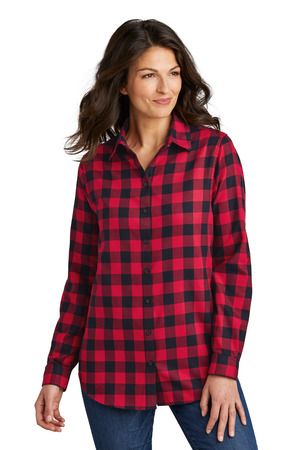 Port Authority ®  Women's Plaid Flannel Tunic 