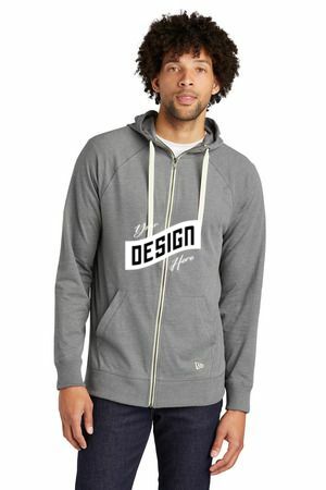 New Era  ®  Sueded Cotton Blend Full-Zip Hoodie