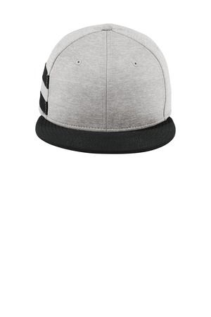 New Era  ®  Shadow Heather Striped Flat Bill Snapback Cap NE408