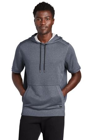  DISCONTINUED  New Era  ®  Performance Terry Short Sleeve Hoodie NEA533