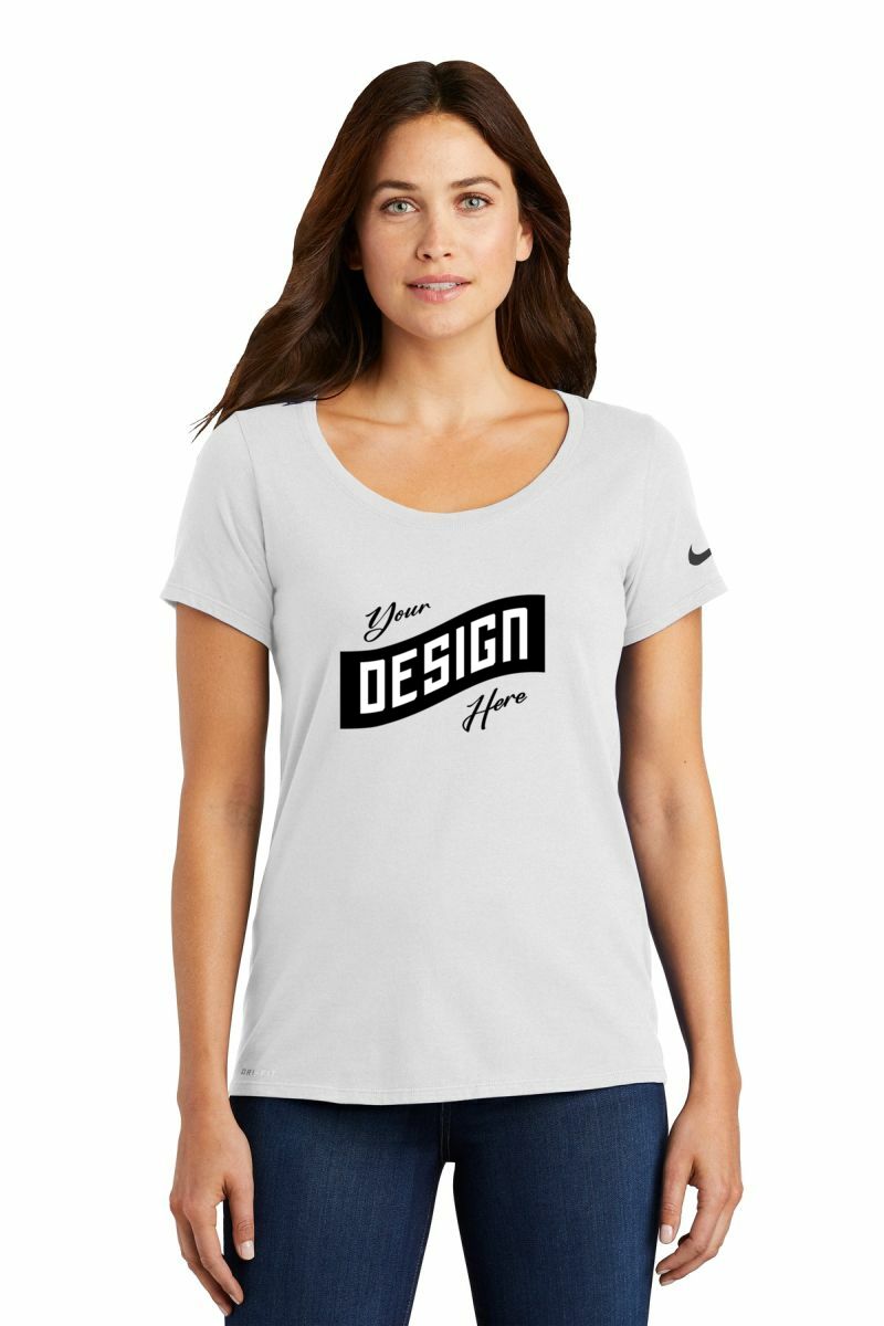 Nike Women's Dri-FIT Cotton/Poly Scoop Neck Tee