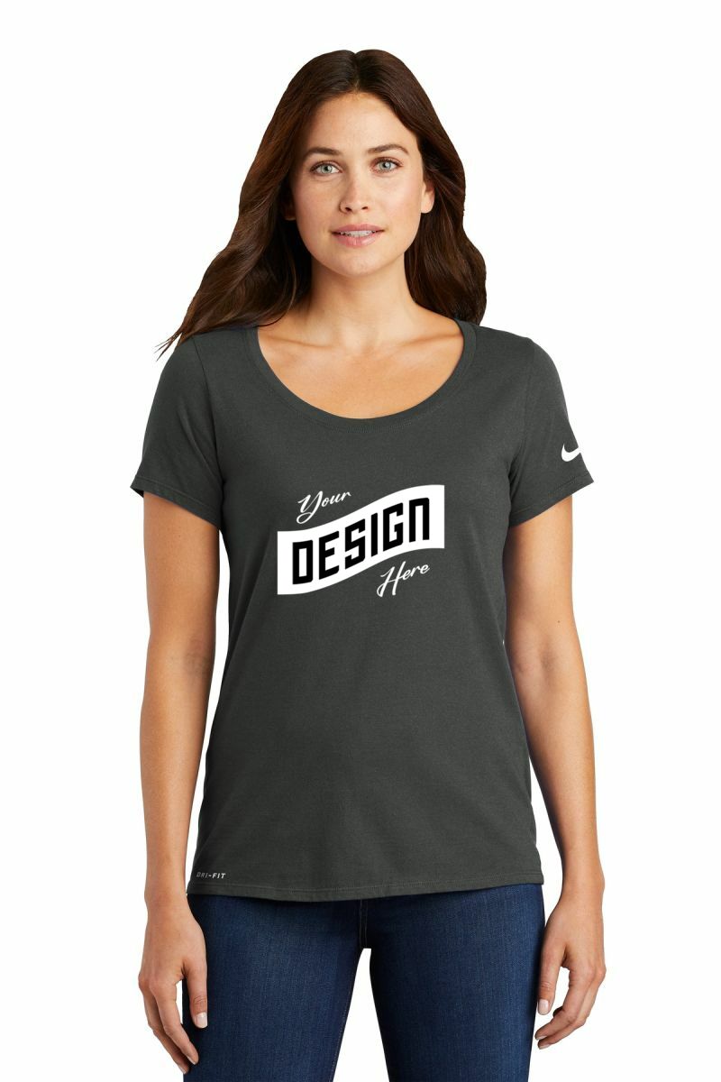 Nike Women's Dri-FIT Cotton/Poly Scoop Neck Tee
