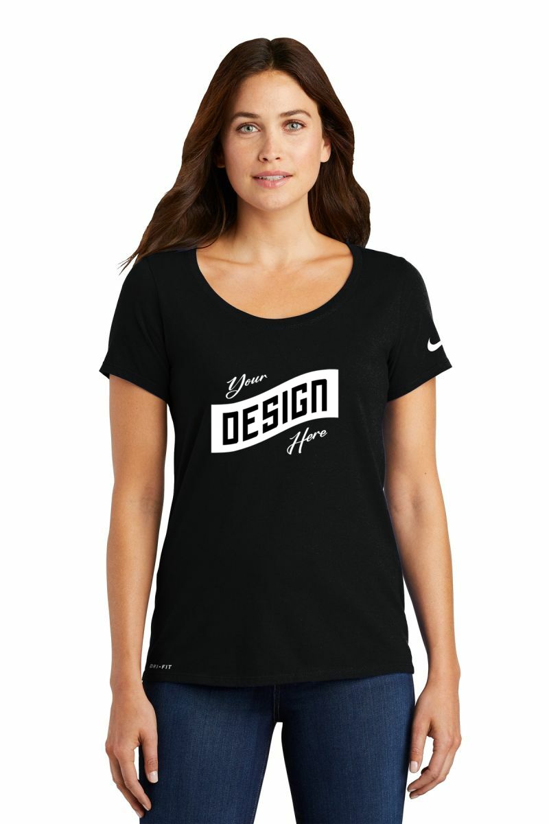 Nike Women's Dri-FIT Cotton/Poly Scoop Neck Tee