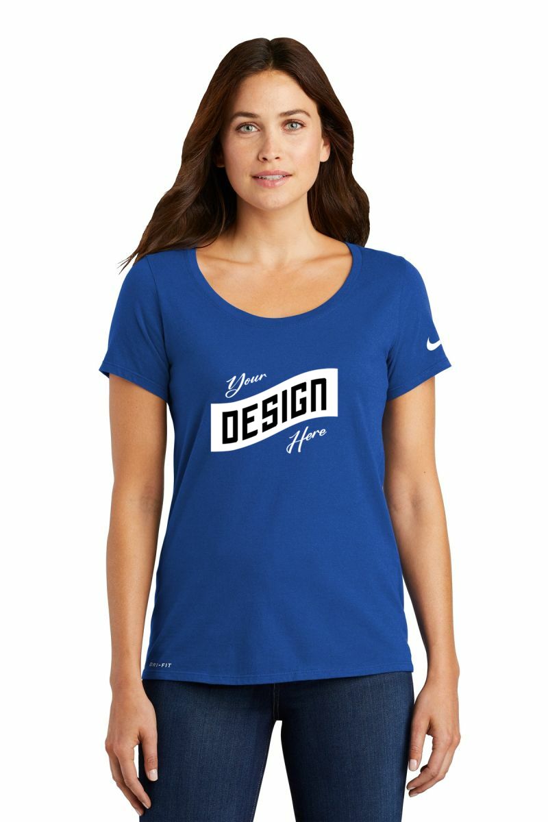 Nike Women's Dri-FIT Cotton/Poly Scoop Neck Tee