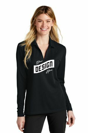 Nike Women's Dri-FIT Micro Pique 2.0 Long Sleeve Polo NKDC2105