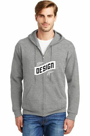 Hanes ®  - EcoSmart ®  Full-Zip Hooded Sweatshirt