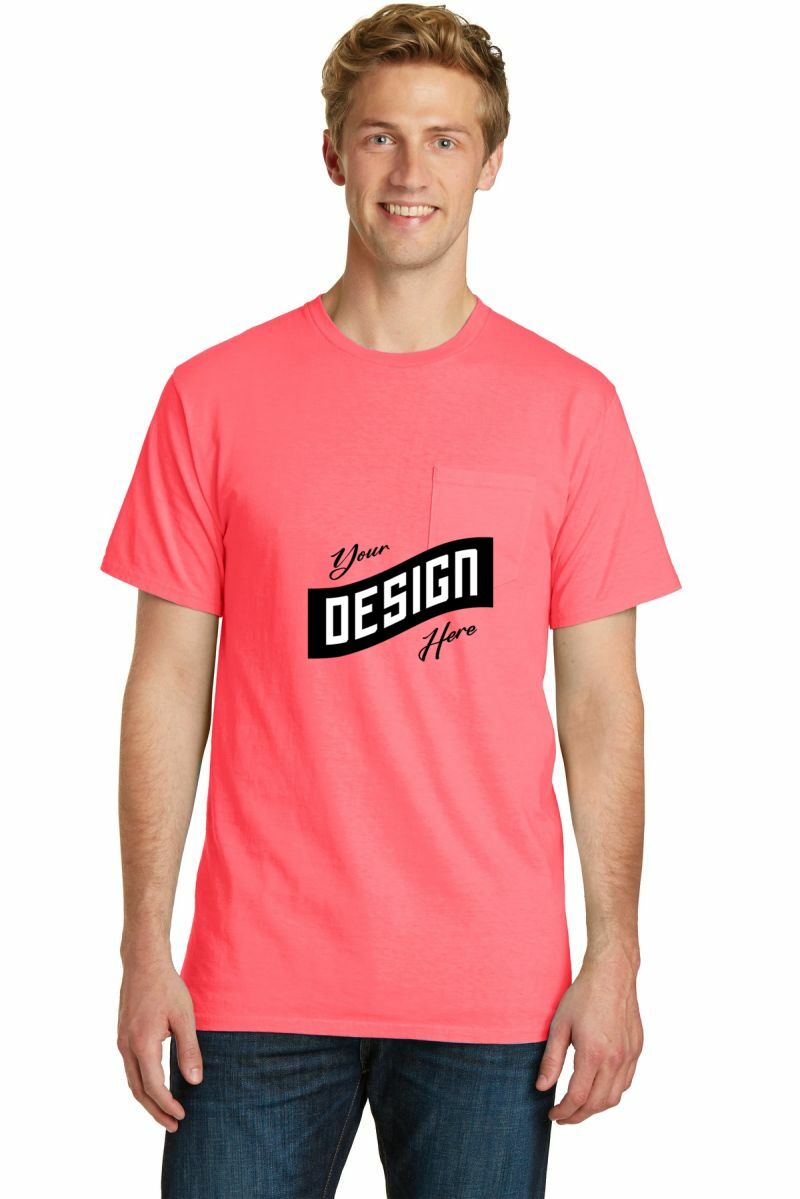 Port & Company ® Beach Wash ® Garment-Dyed Pocket Tee