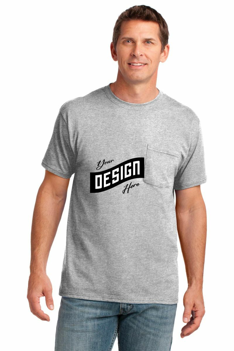 Port & Company ® Core Cotton Pocket Tee