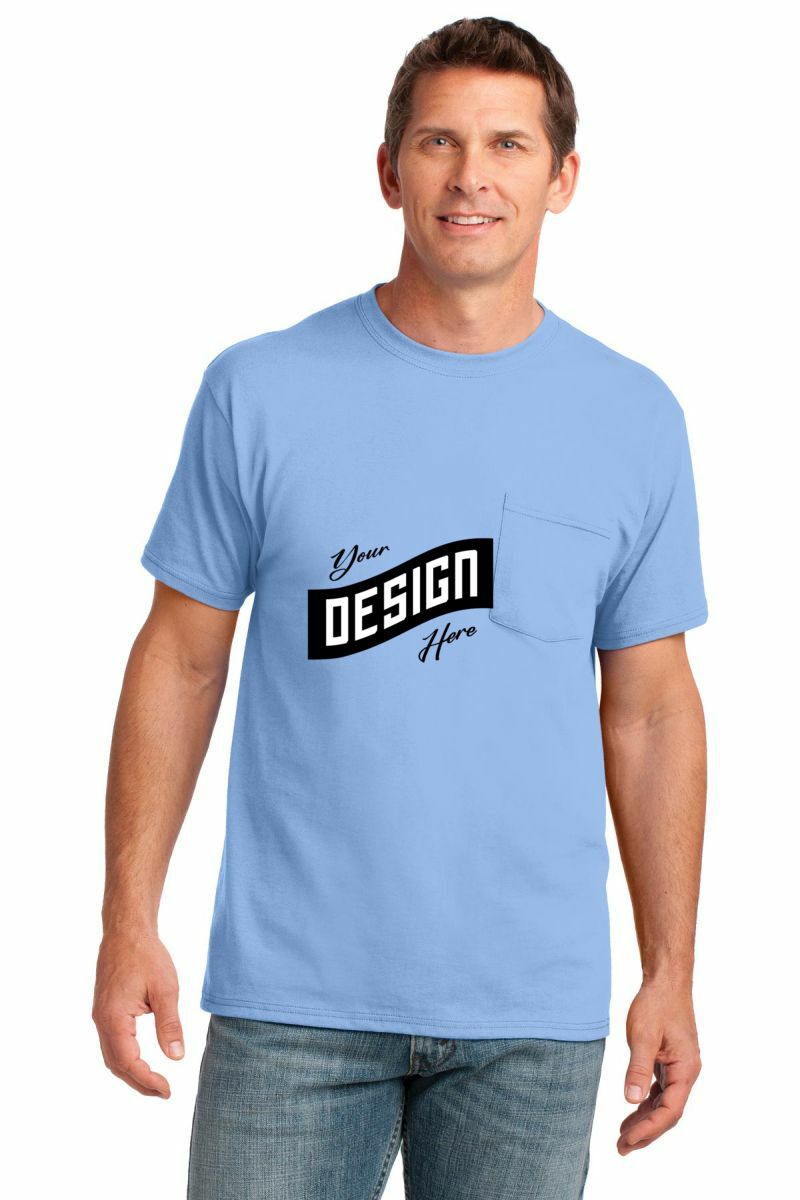 Port & Company ® Core Cotton Pocket Tee