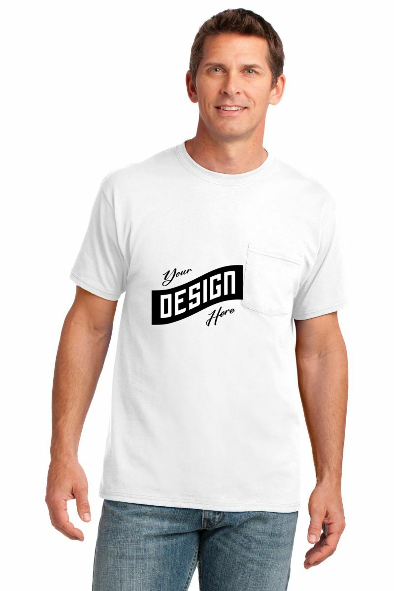 Port & Company ® Core Cotton Pocket Tee