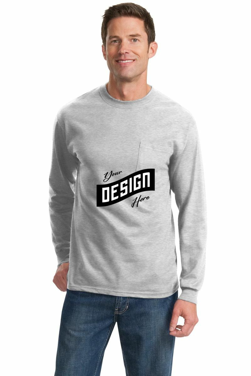 Port & Company ® Long Sleeve Essential Pocket Tee