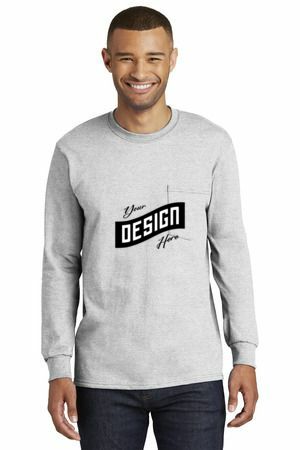 Port & Company ® Tall Long Sleeve Essential Pocket Tee