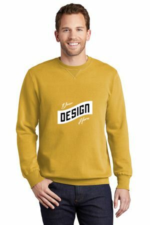 Port & Co   Beach Wash ®  Garment-Dyed Crewneck Sweatshirt PC098