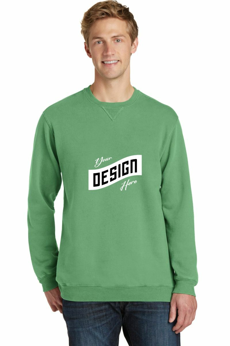 Port & Co   Beach Wash ®  Garment-Dyed Crewneck Sweatshirt PC098