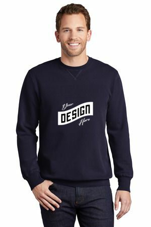 Port & Co   Beach Wash ®  Garment-Dyed Crewneck Sweatshirt PC098