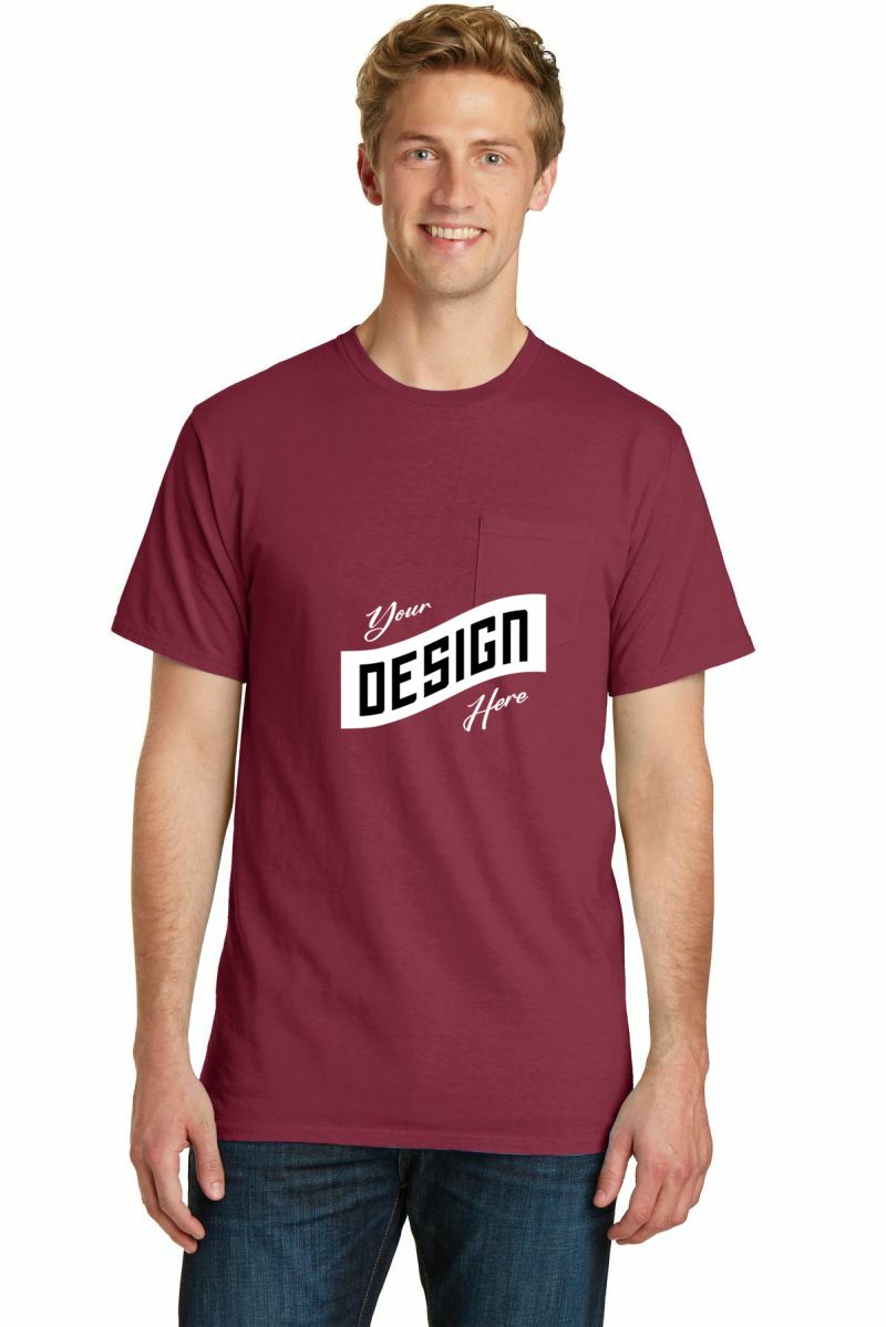 Port & Company ® Beach Wash ® Garment-Dyed Pocket Tee