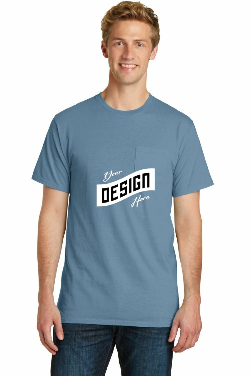 Port & Company ® Beach Wash ® Garment-Dyed Pocket Tee