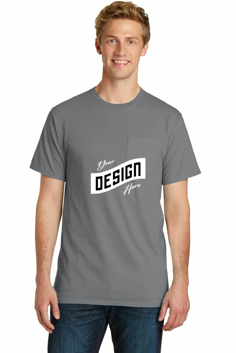 Port & Company ® Beach Wash ® Garment-Dyed Pocket Tee