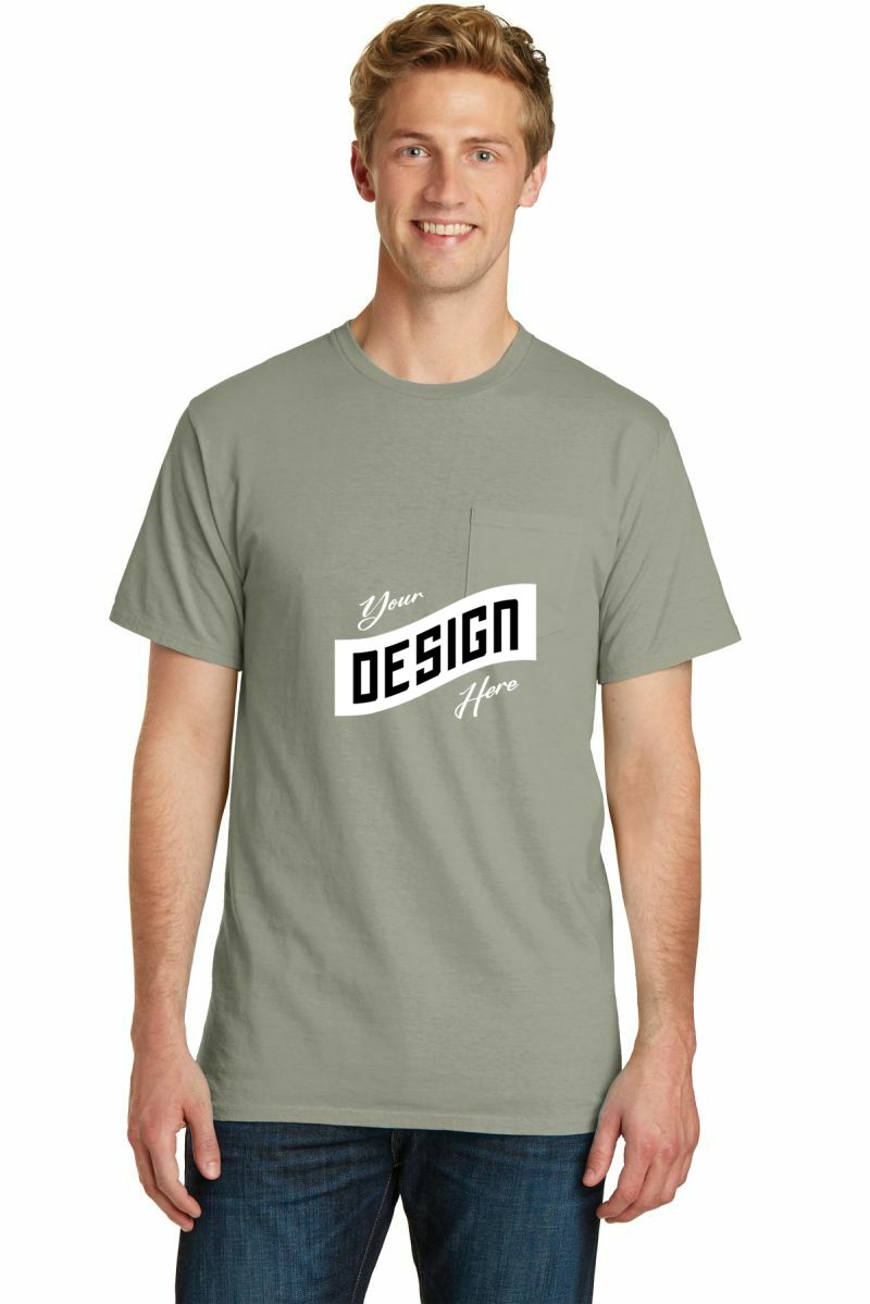 Port & Company ® Beach Wash ® Garment-Dyed Pocket Tee