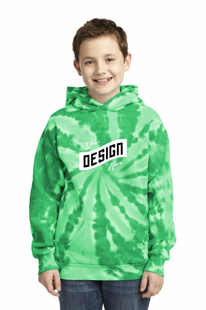 Port & Company ®  Youth Tie-Dye Pullover Hooded Sweatshirt