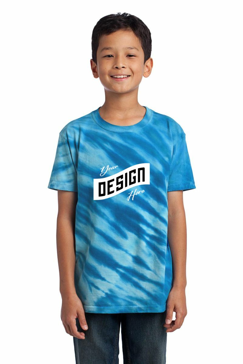  DISCONTINUED  Port & Company ®  - Youth Tiger Stripe Tie-Dye Tee